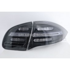 Porsche Cayenne 958 11- Black Face Light Bar LED Tail Lamp